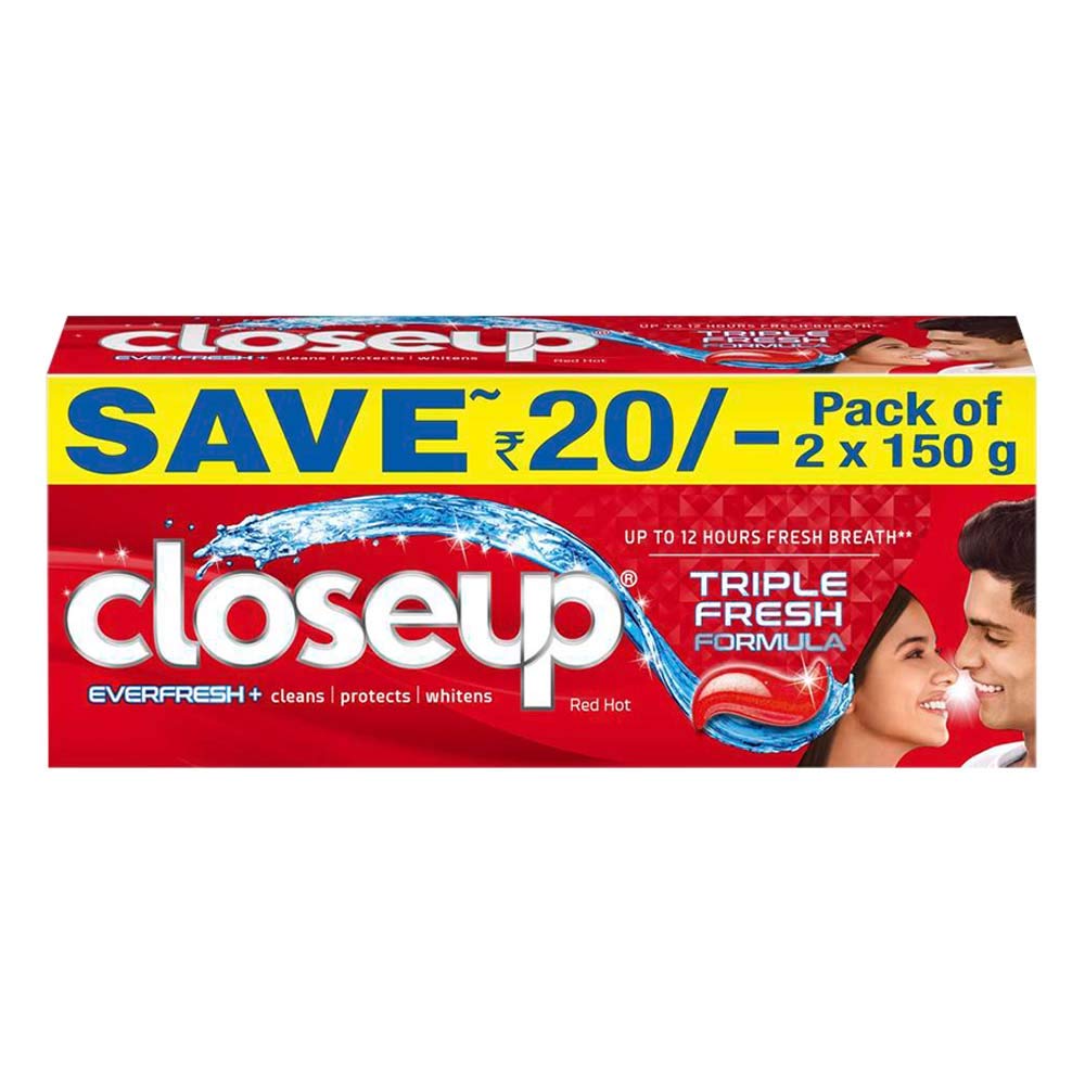 Closeup  Toothpaste 2 X 150g